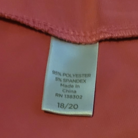 AVENUE VIP Knits Plus Hot Pink Lattice Back Wrap Blouse Stretch 18/20 or 2X - Picture 5 of 6